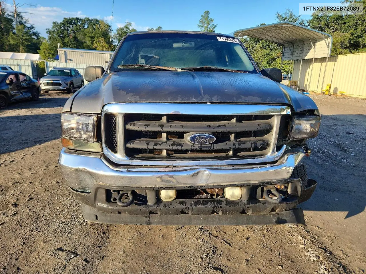 2002 FORD F250 VIN 1FTNX21F32EB72089 — фото 5
