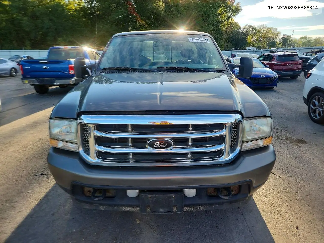 2003 FORD F250 VIN 1FTNX20S93EB88314 — фото 5