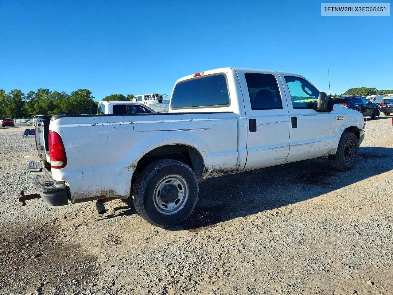 2003 FORD F250 VIN 1FTNW20LX3EC66451 — фото 3