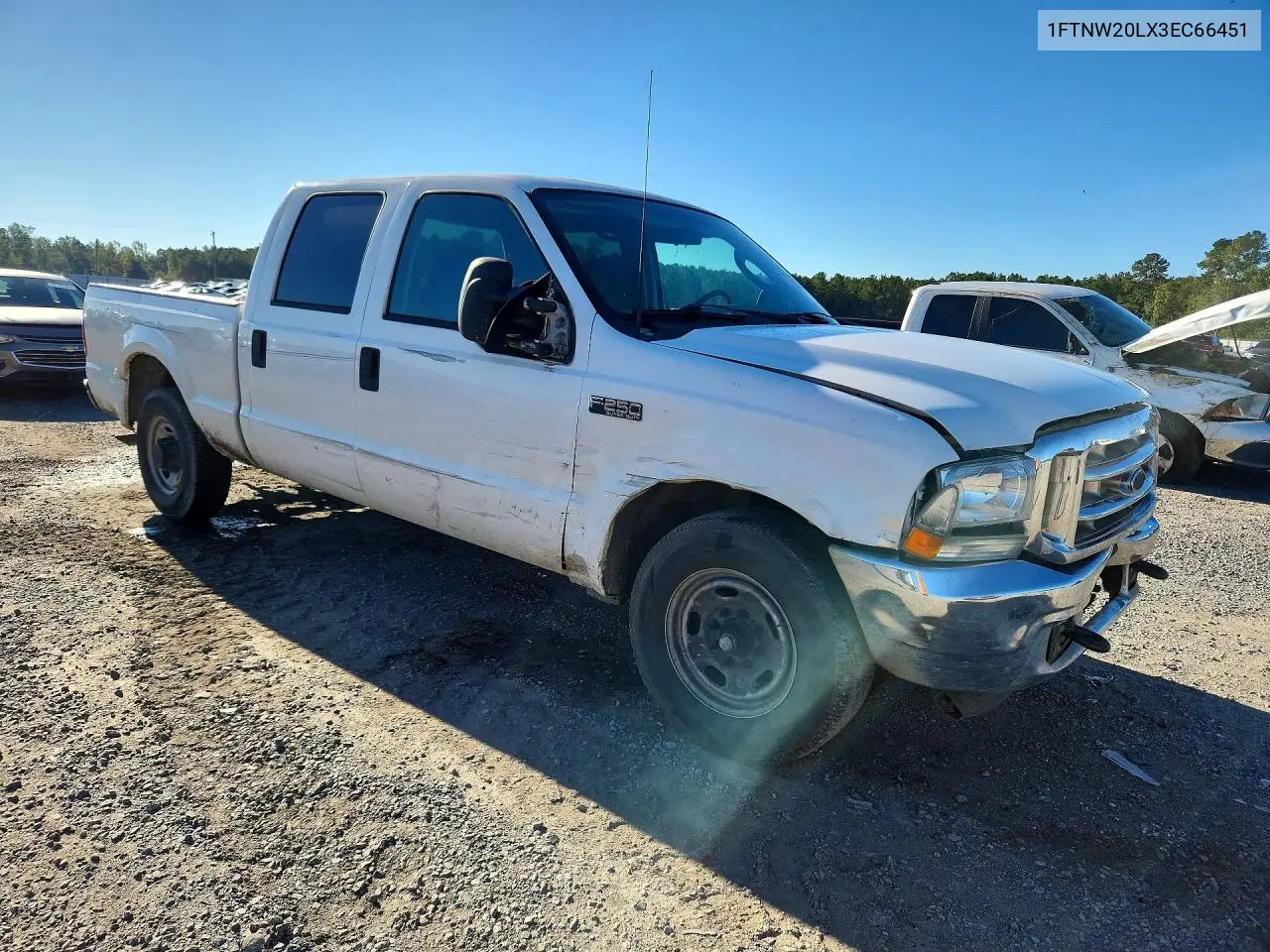 2003 FORD F250 VIN 1FTNW20LX3EC66451 — фото 4