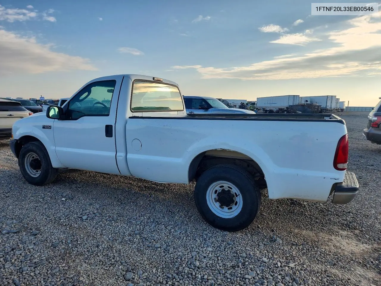 2003 FORD F250 VIN 1FTNF20L33EB00546 — фото 2