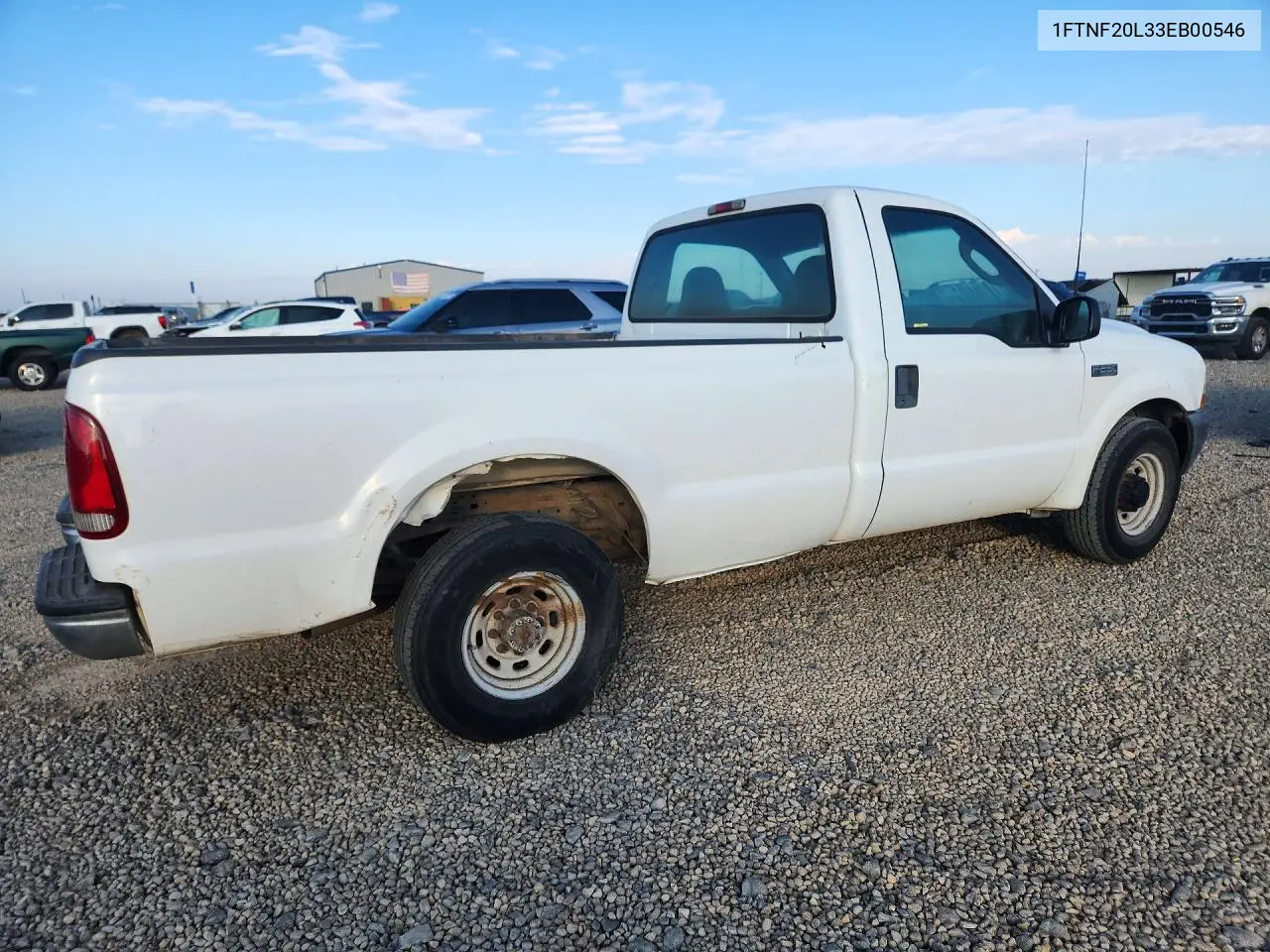 2003 FORD F250 VIN 1FTNF20L33EB00546 — фото 3
