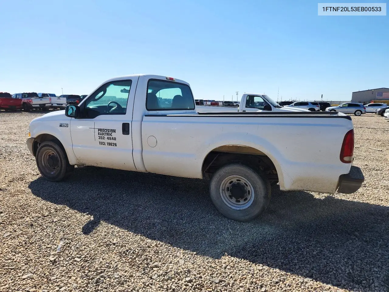 2003 FORD F250 VIN 1FTNF20L53EB00533 — фото 2