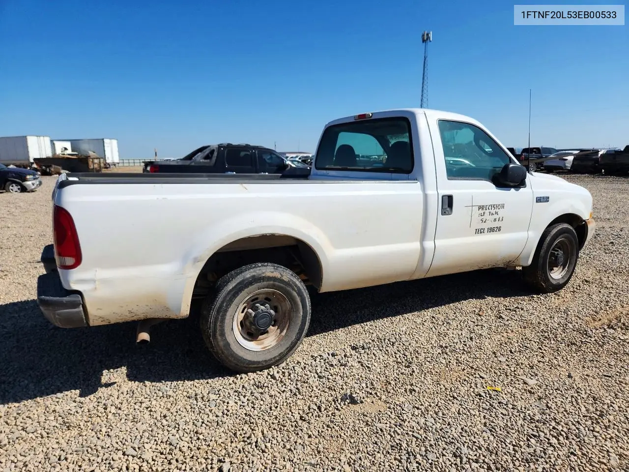 2003 FORD F250 VIN 1FTNF20L53EB00533 — фото 3