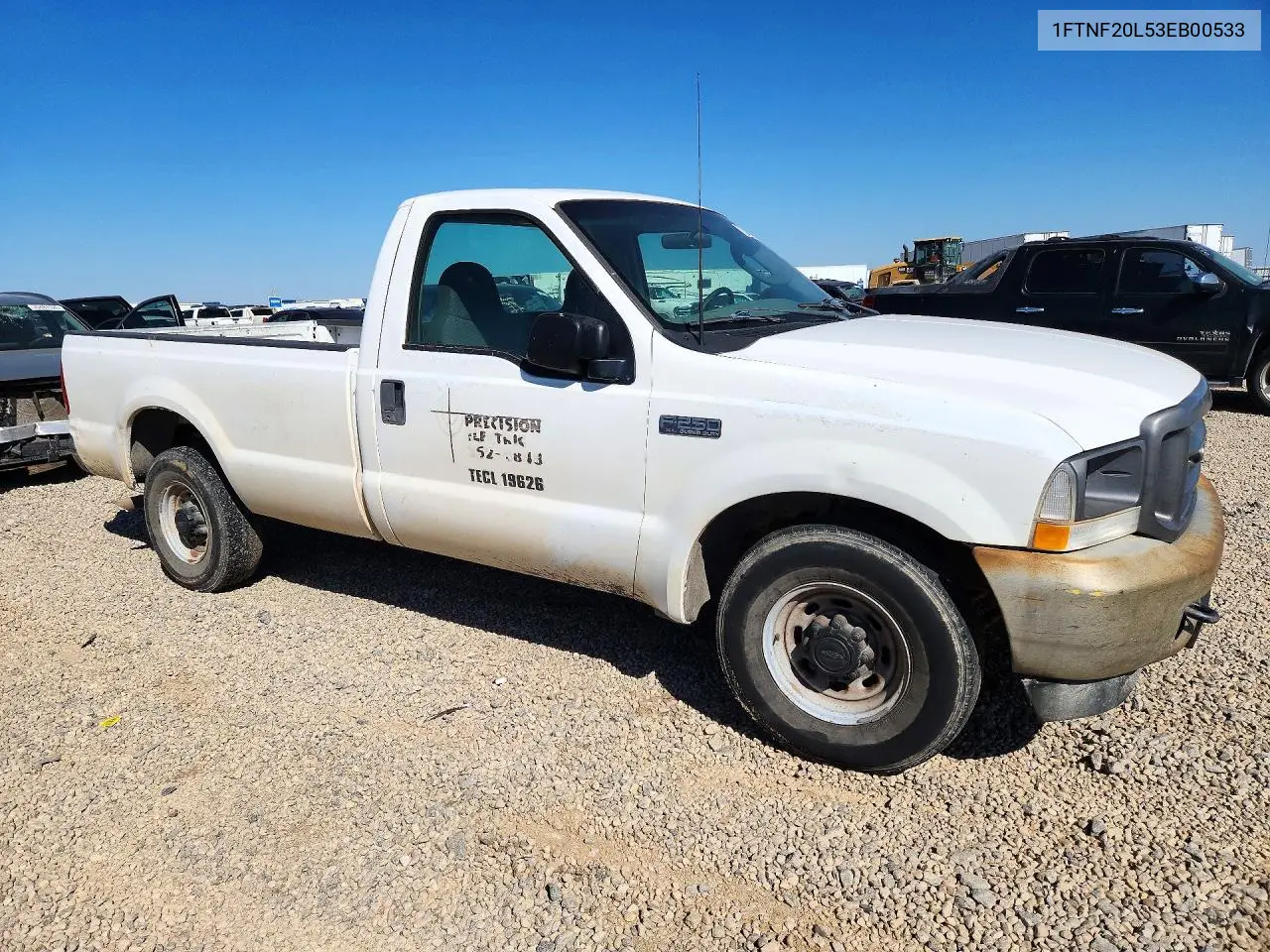 2003 FORD F250 VIN 1FTNF20L53EB00533 — фото 4