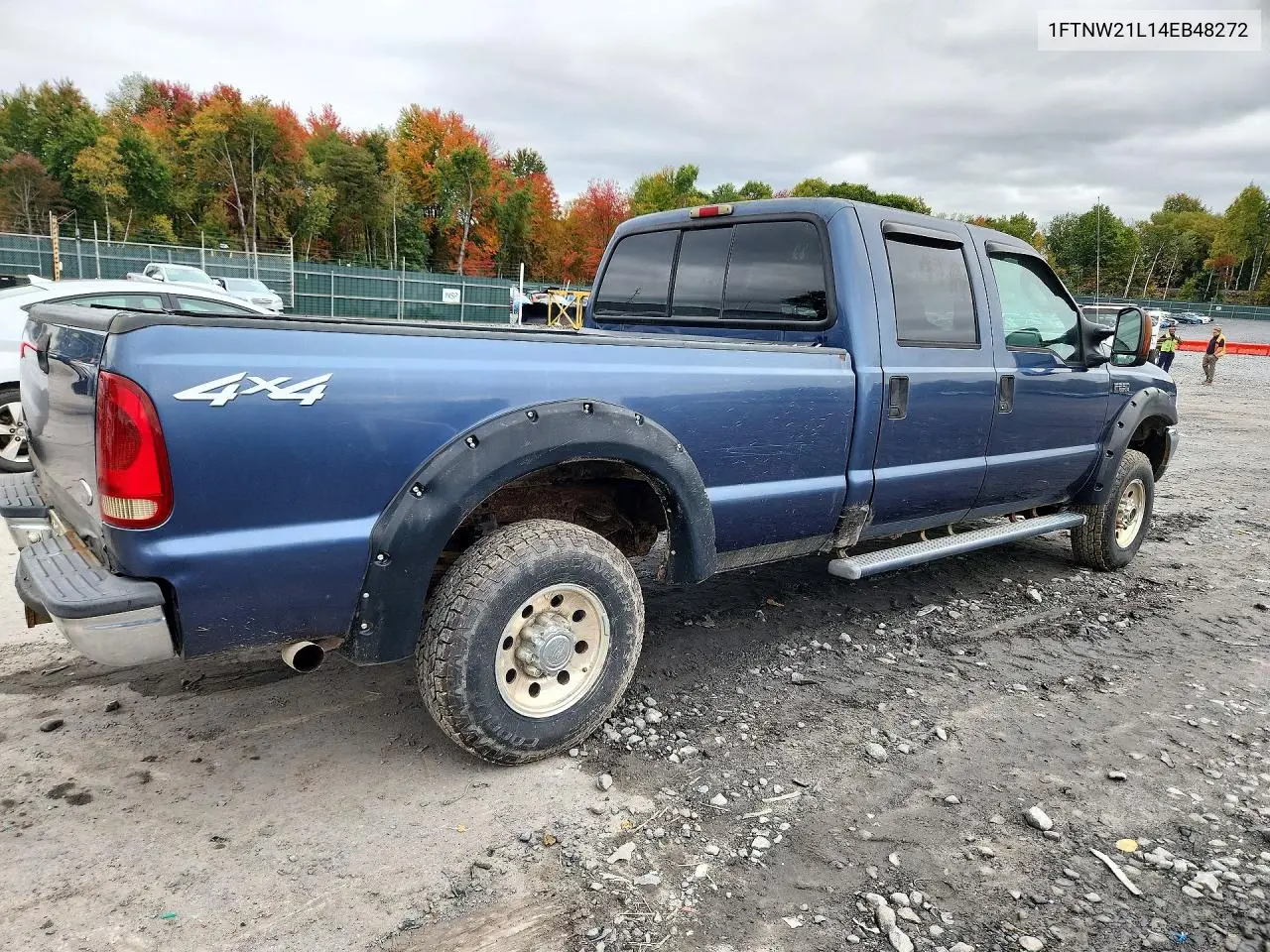 2004 FORD F250 VIN 1FTNW21L14EB48272 — фото 3