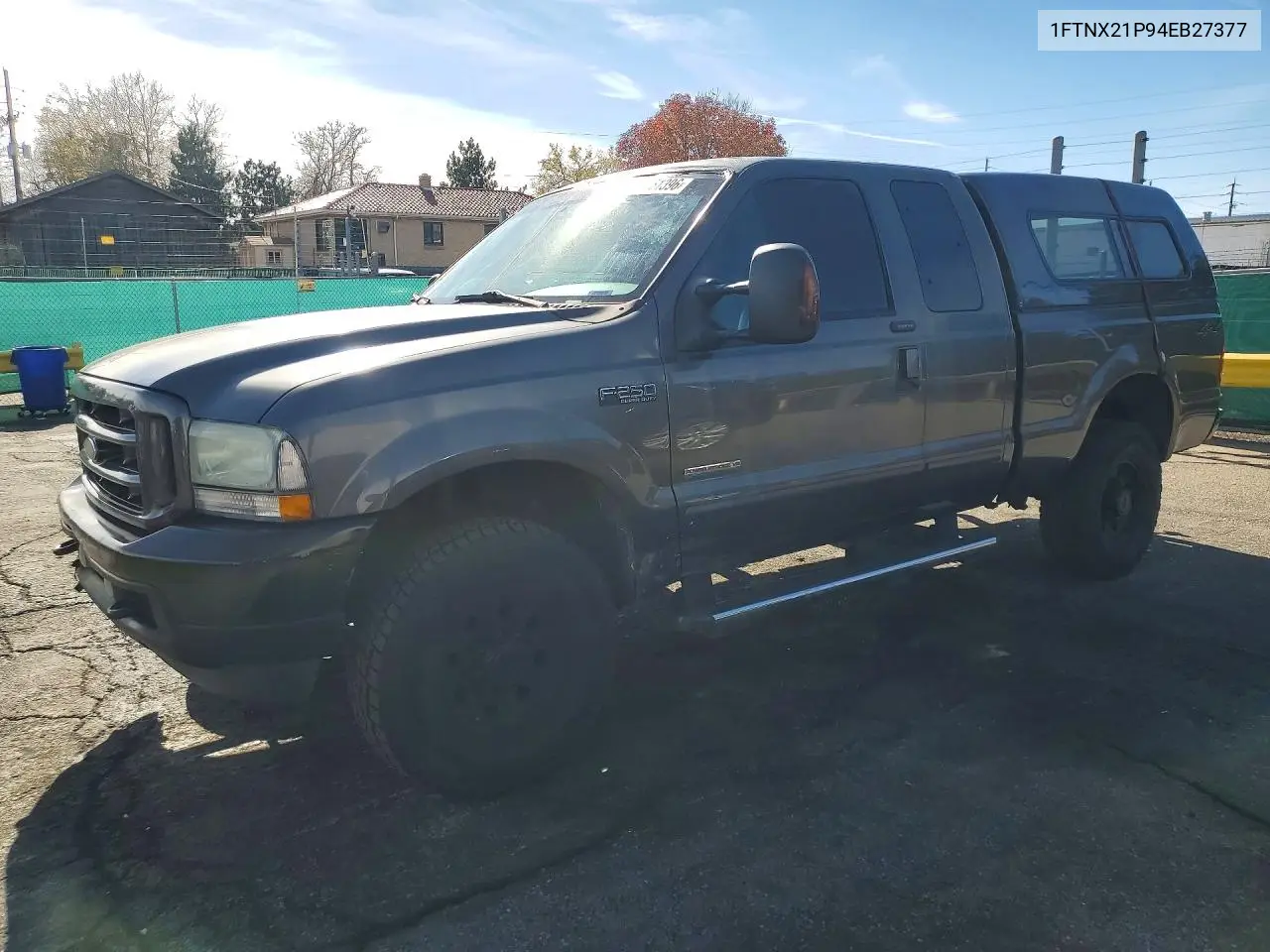 FORD F250 2004, VIN 1FTNX21P94EB27377