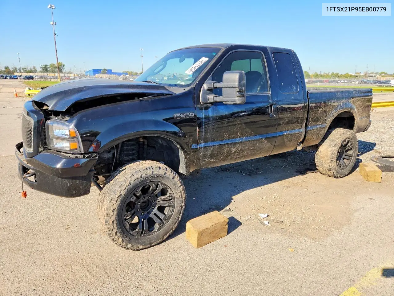 FORD F250 2005, VIN 1FTSX21P95EB00779
