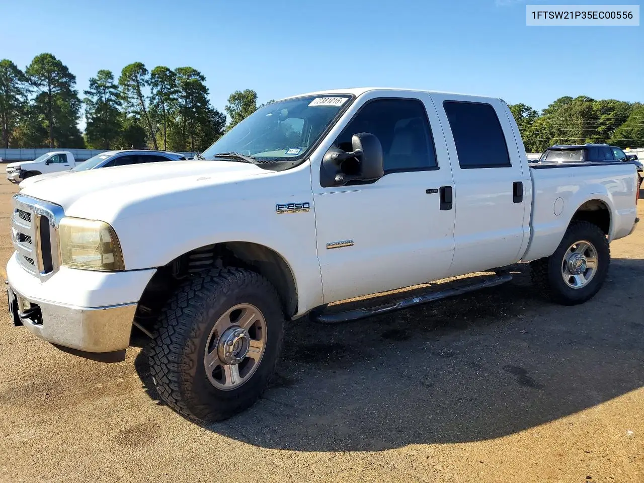 FORD F250 2005, VIN 1FTSW21P35EC00556
