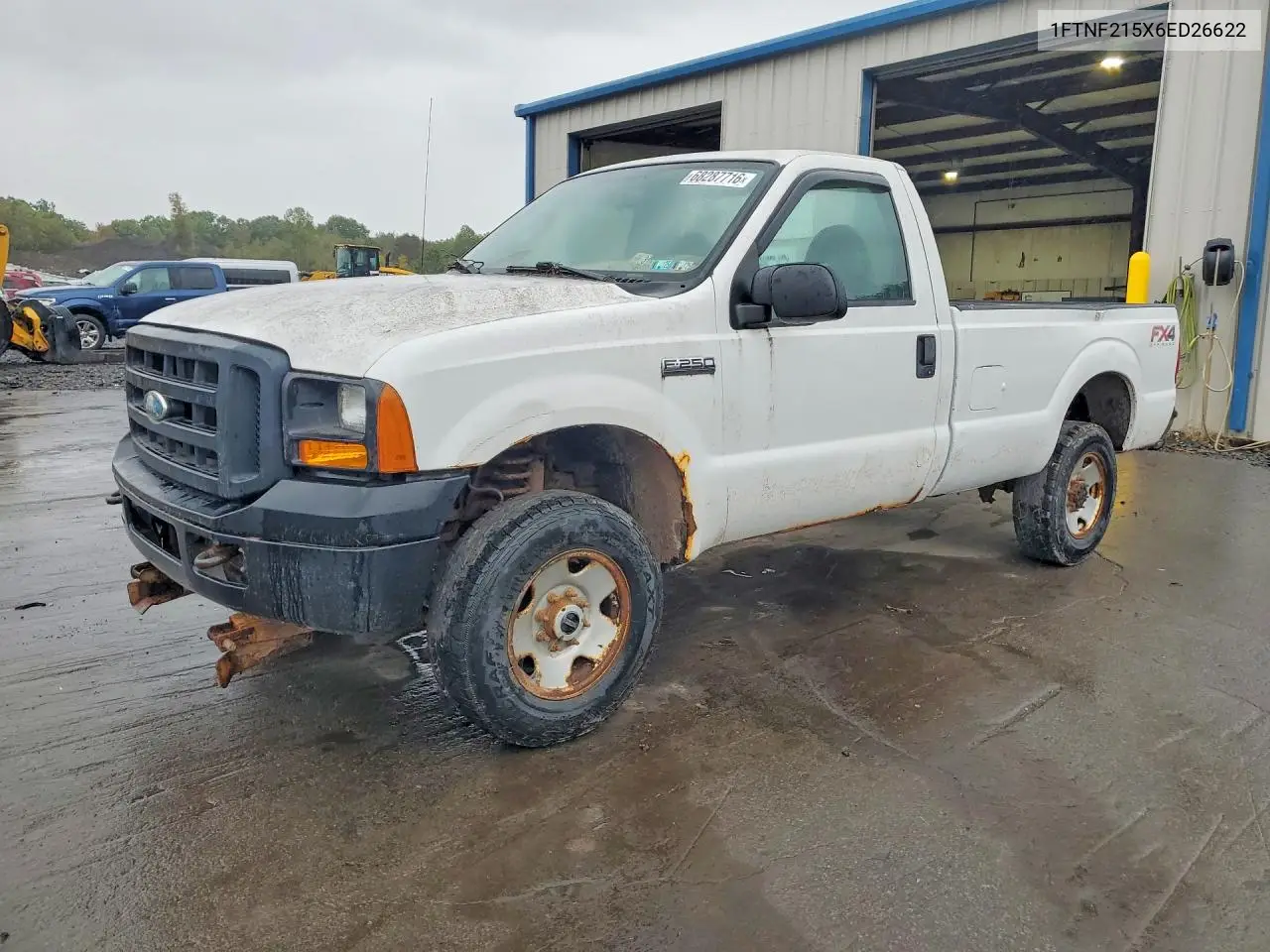 FORD F250 2006, VIN 1FTNF215X6ED26622