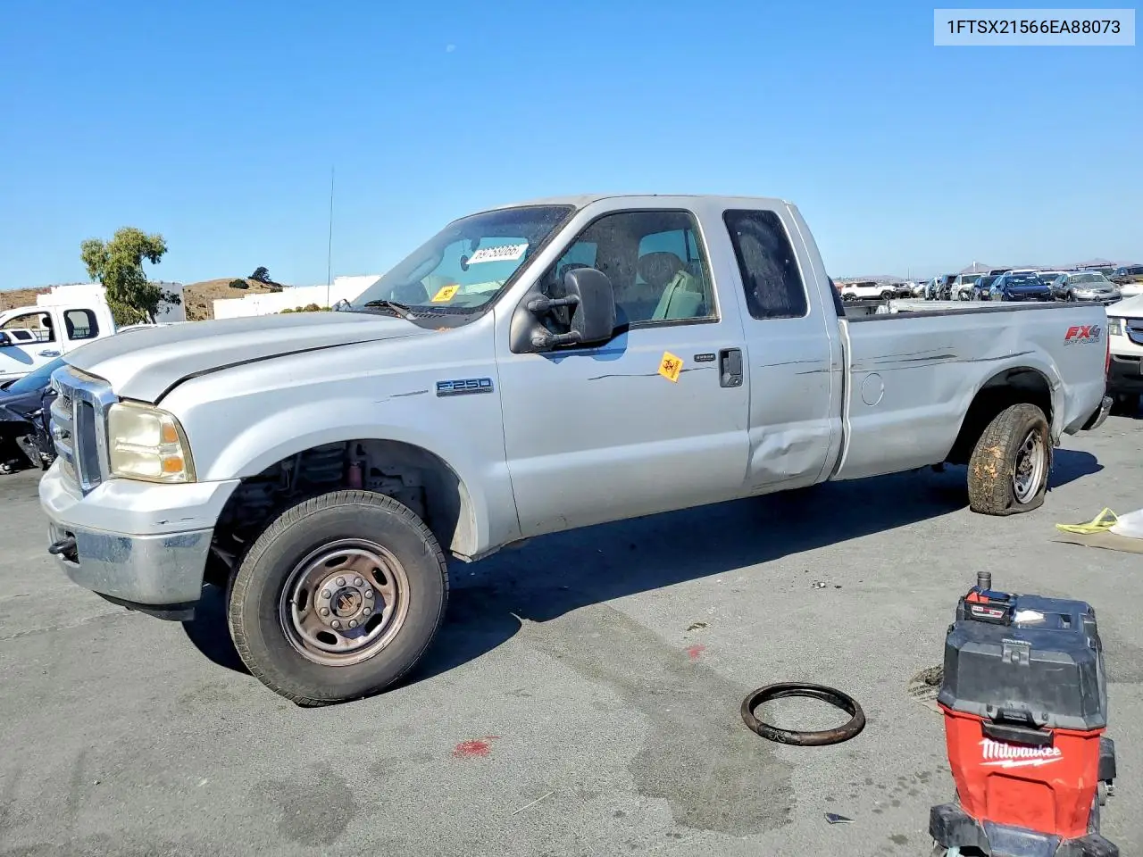 FORD F250 2006, VIN 1FTSX21566EA88073