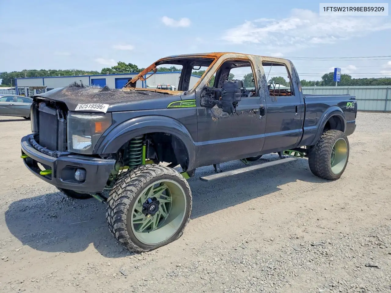 FORD F250 2008, VIN 1FTSW21R98EB59209