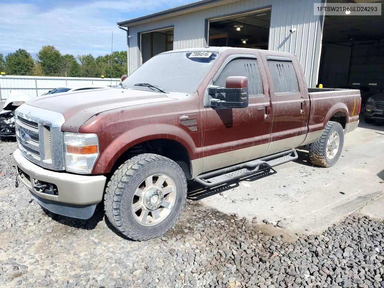 FORD F250 2008, VIN 1FTSW21R68ED24293