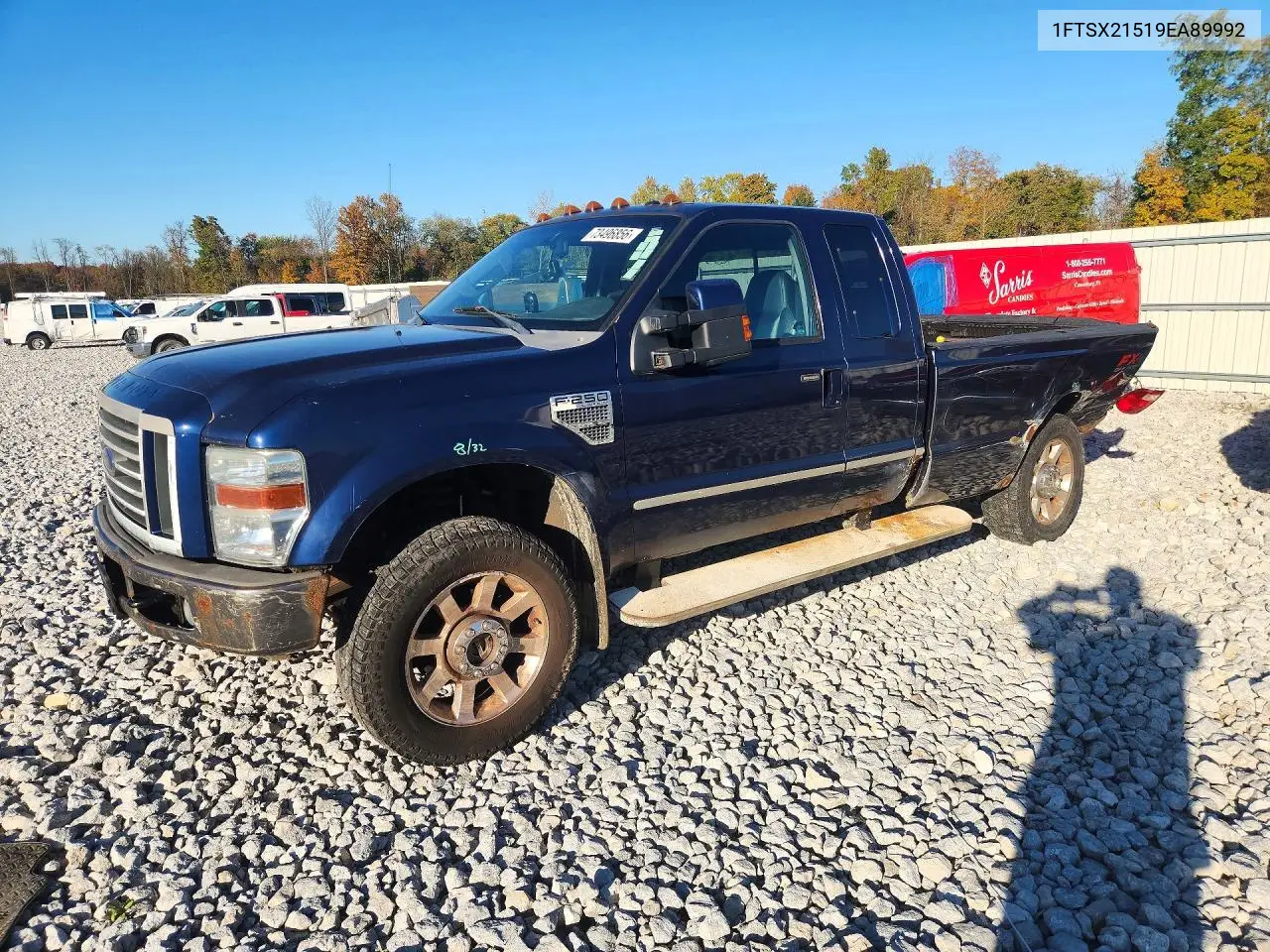 FORD F250 2009, VIN 1FTSX21519EA89992