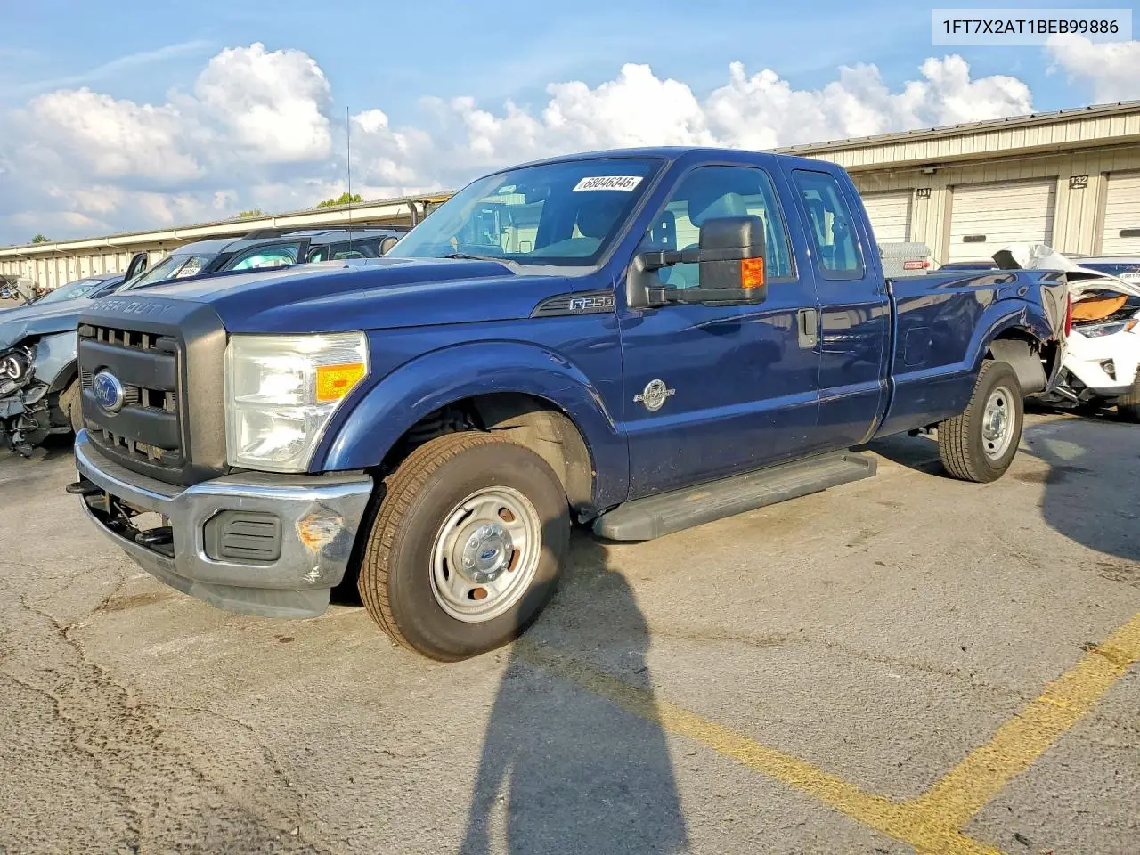 FORD F250 2011, VIN 1FT7X2AT1BEB99886