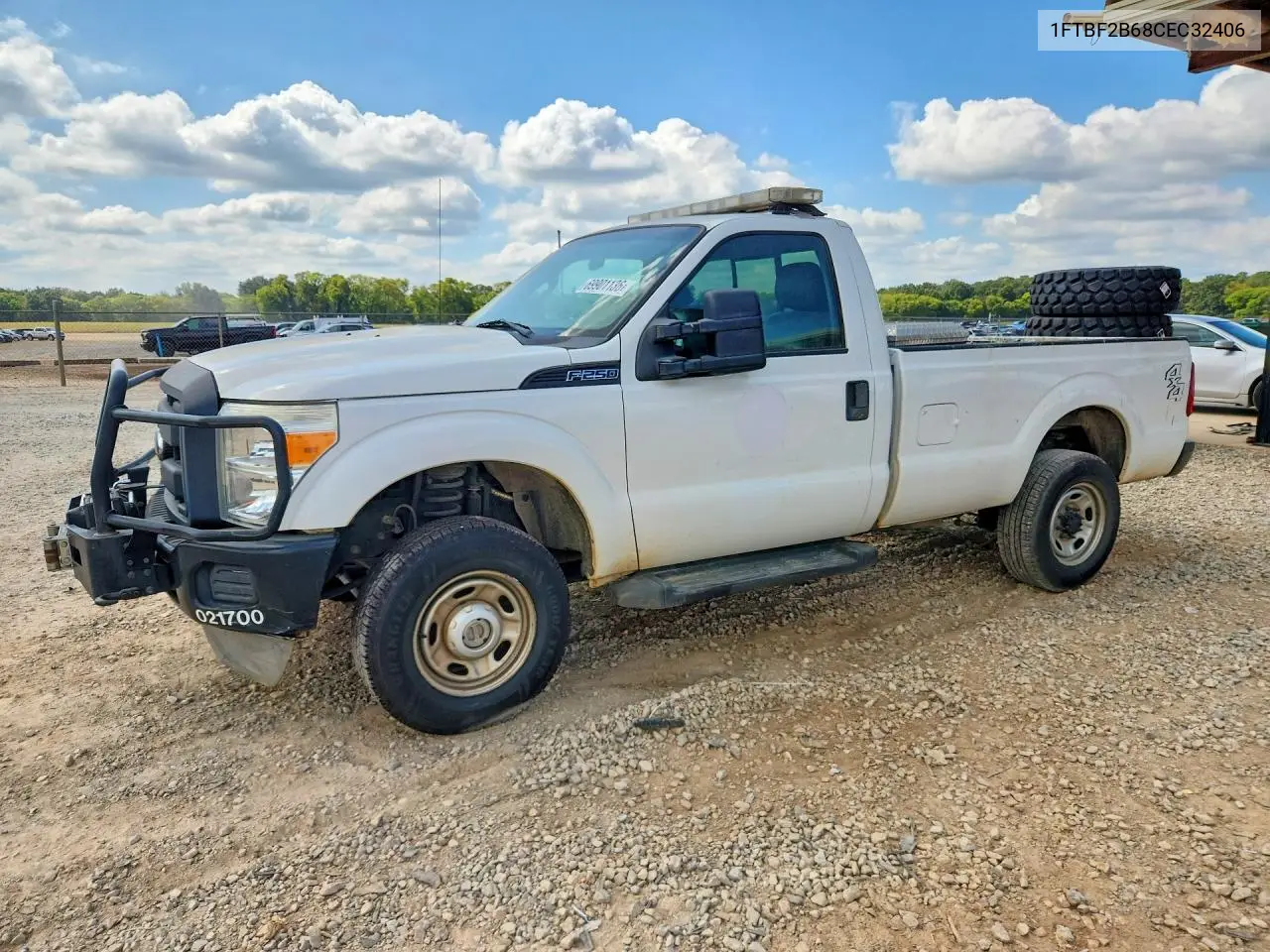 FORD F250 2012, VIN 1FTBF2B68CEC32406