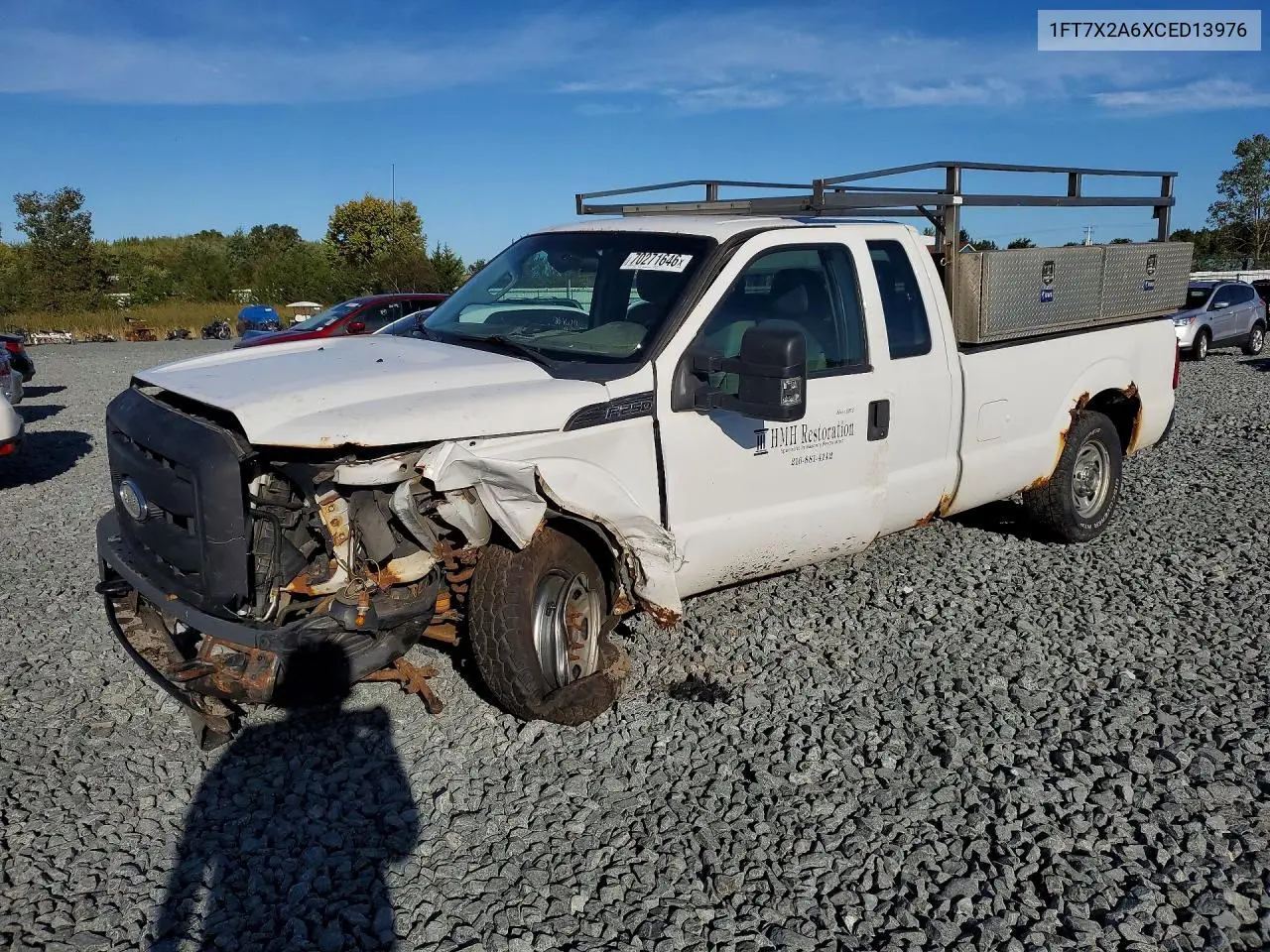 FORD F250 2012, VIN 1FT7X2A6XCED13976