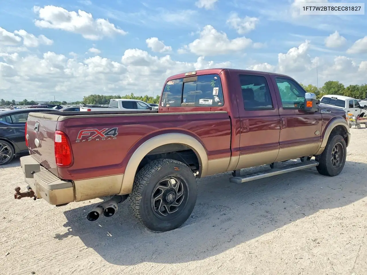 2012 FORD F250 VIN 1FT7W2BT8CEC81827 — фото 3