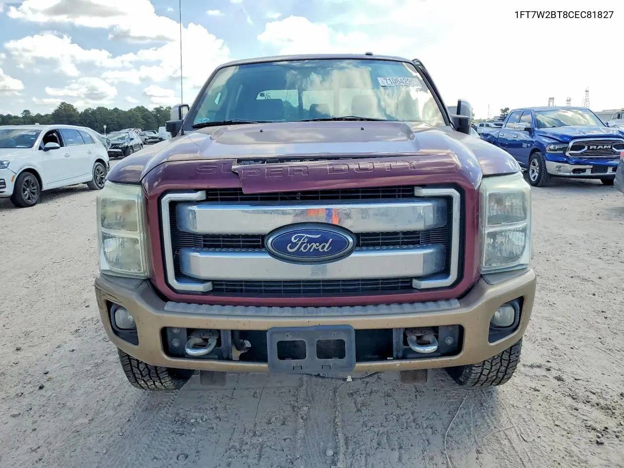 2012 FORD F250 VIN 1FT7W2BT8CEC81827 — фото 5