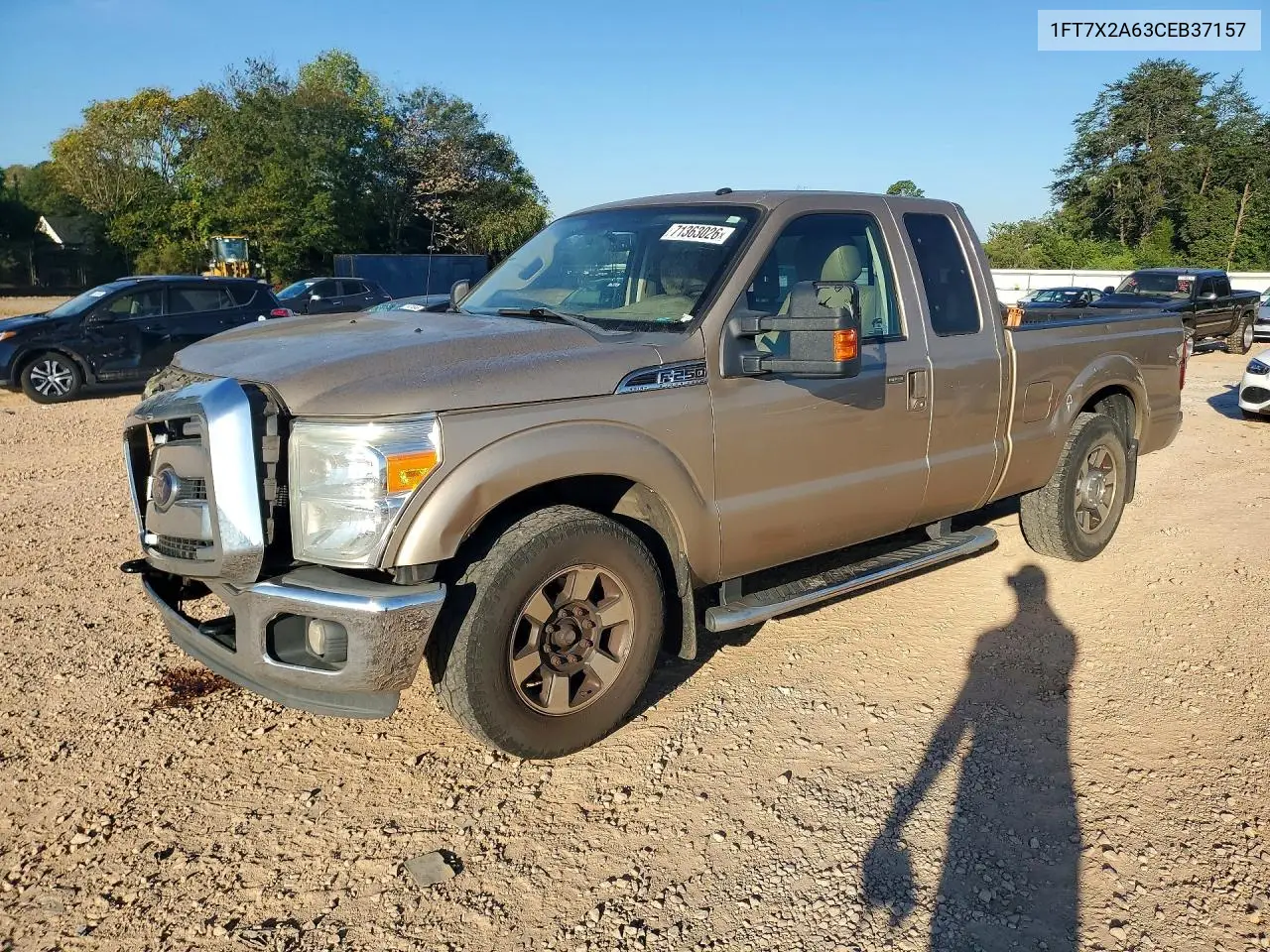 FORD F250 2012, VIN 1FT7X2A63CEB37157