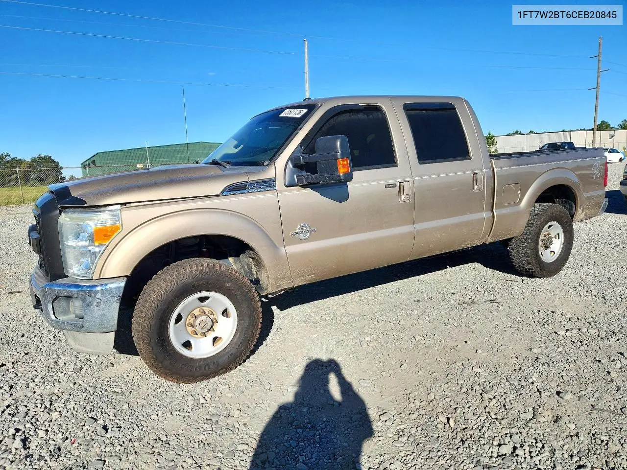 FORD F250 2012, VIN 1FT7W2BT6CEB20845
