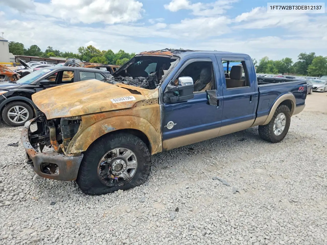 FORD F250 2013, VIN 1FT7W2BT3DEB12137