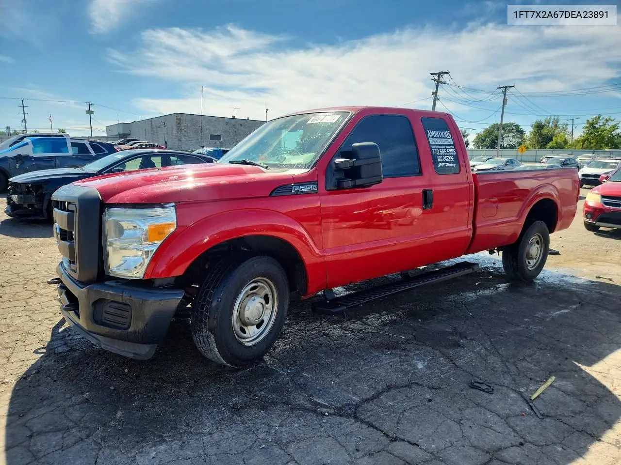 FORD F250 2013, VIN 1FT7X2A67DEA23891