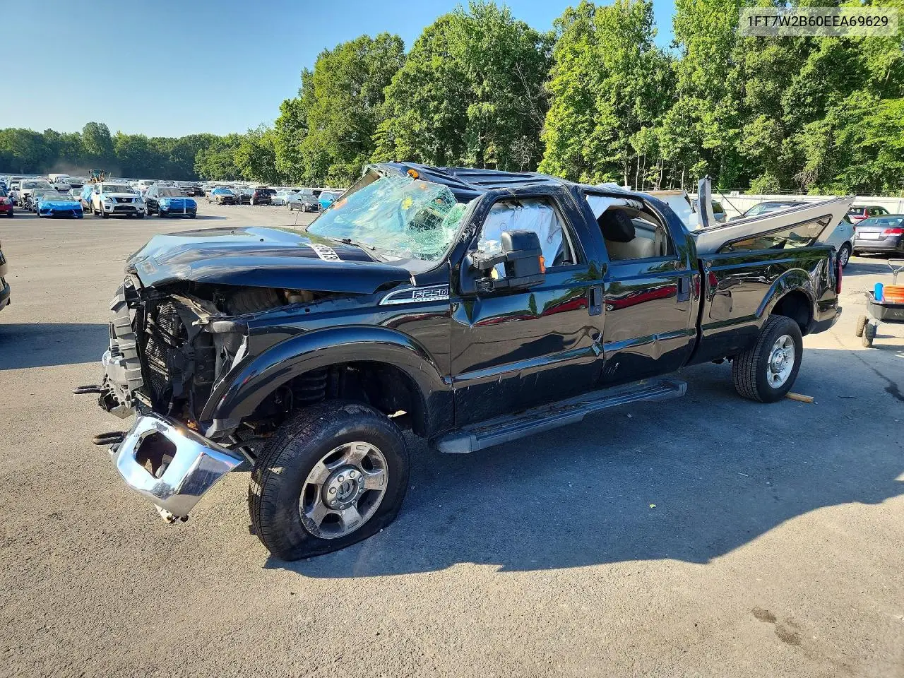 FORD F250 2014, VIN 1FT7W2B60EEA69629