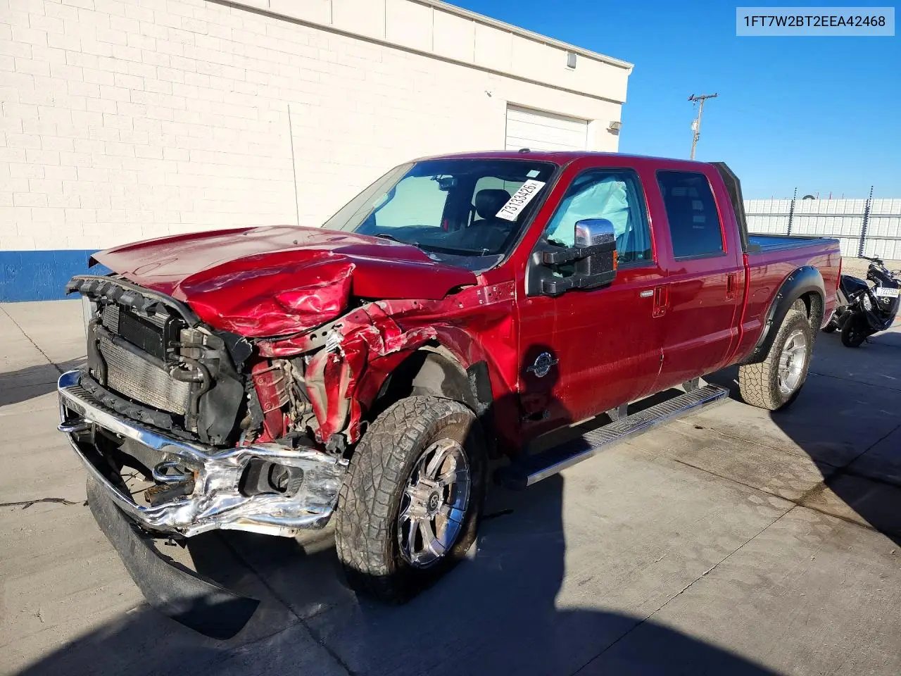 FORD F250 2014, VIN 1FT7W2BT2EEA42468