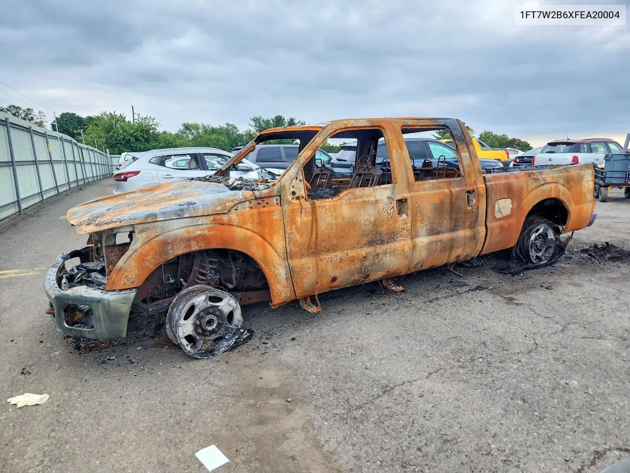 FORD F250 2015, VIN 1FT7W2B6XFEA20004