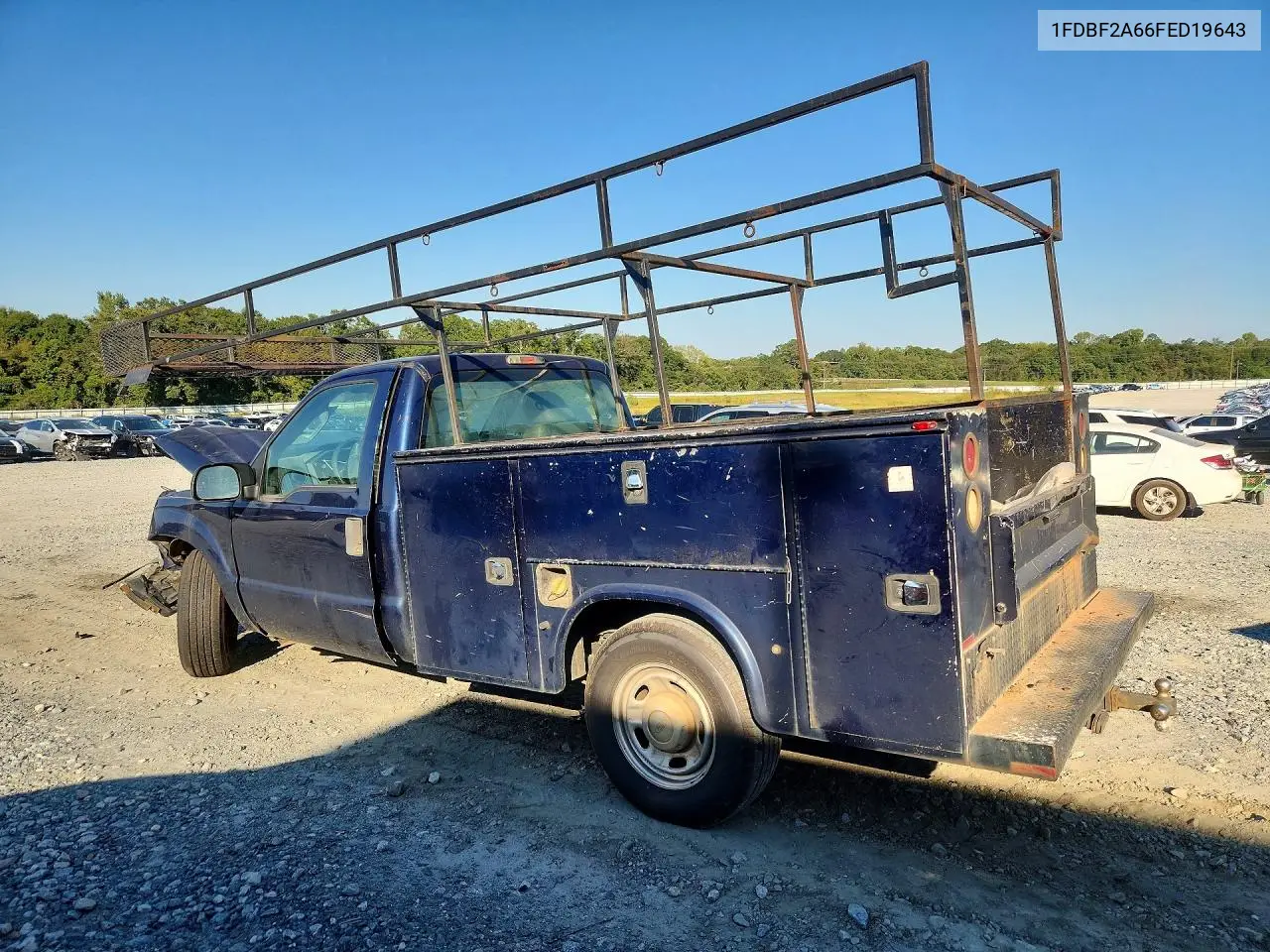 2015 FORD F250 VIN 1FDBF2A66FED19643 — фото 2