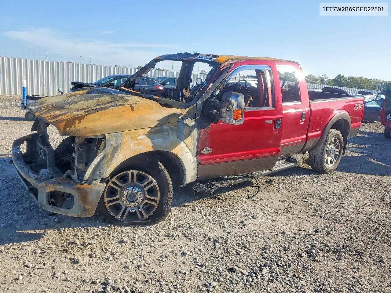 FORD F250 2016, VIN 1FT7W2B69GED22501