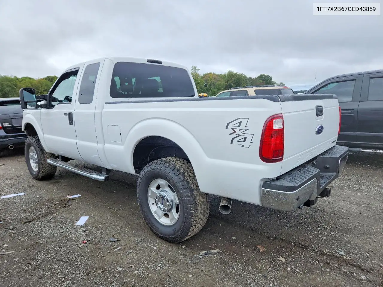 2016 FORD F250 VIN 1FT7X2B67GED43859 — фото 2
