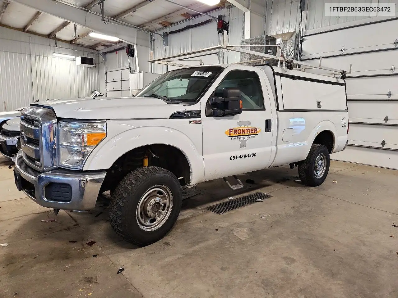 FORD F250 2016, VIN 1FTBF2B63GEC63472