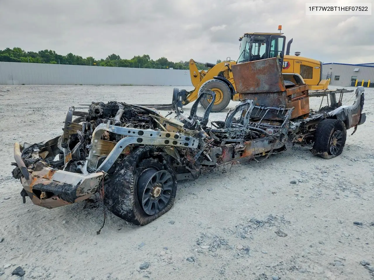 FORD F250 2017, VIN 1FT7W2BT1HEF07522