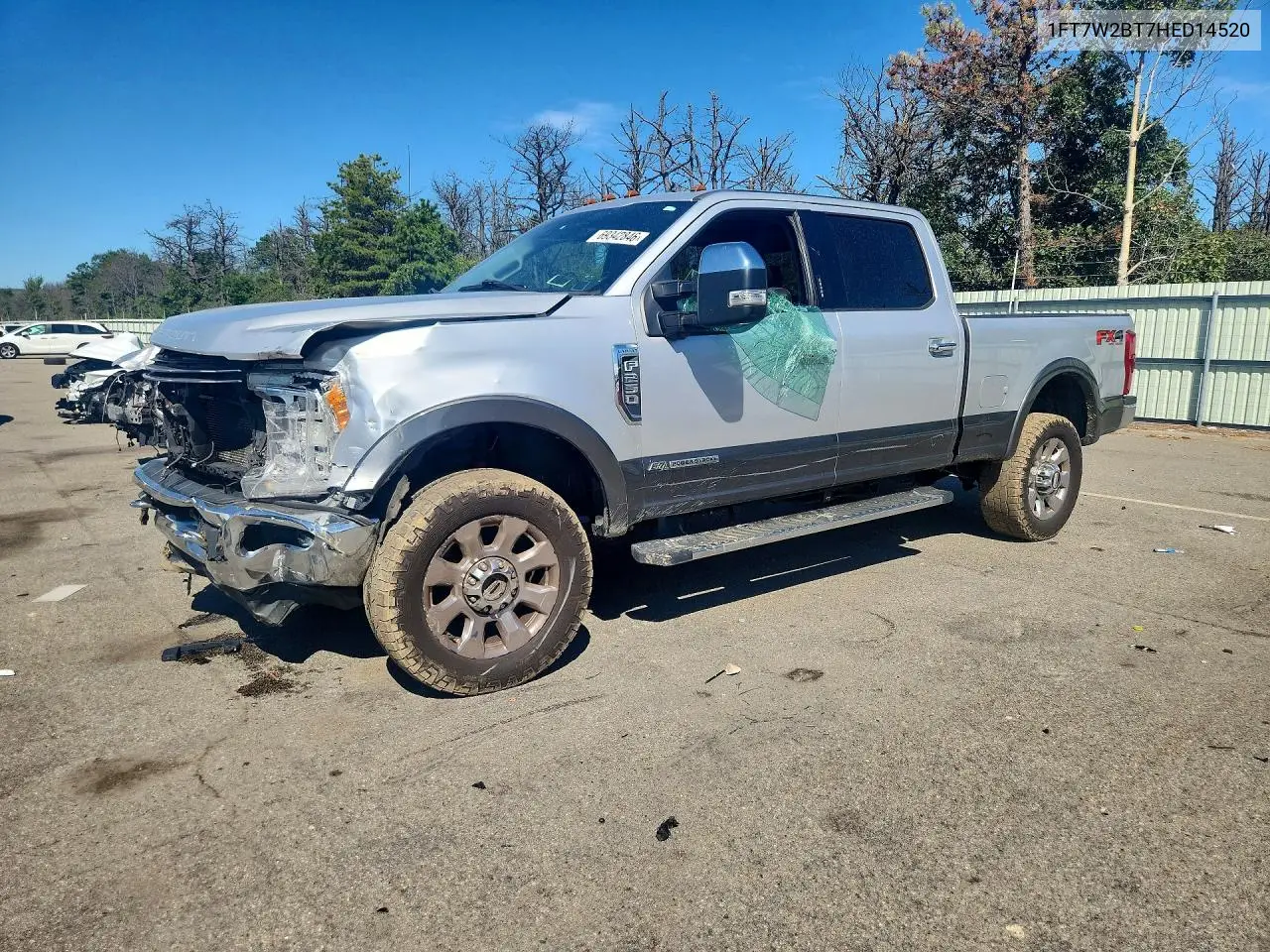 FORD F250 2017, VIN 1FT7W2BT7HED14520