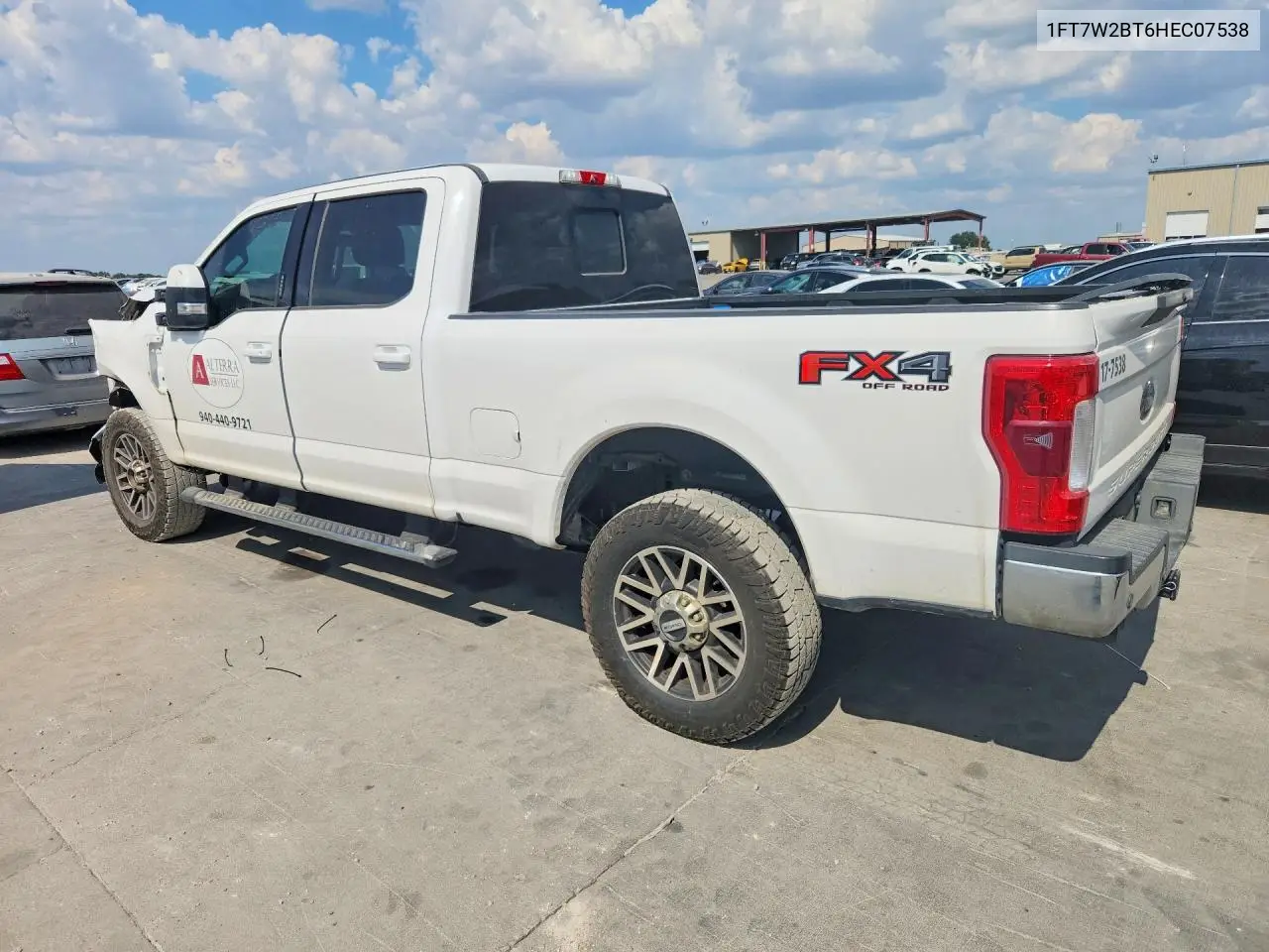 2017 FORD F250 VIN 1FT7W2BT6HEC07538 — фото 2