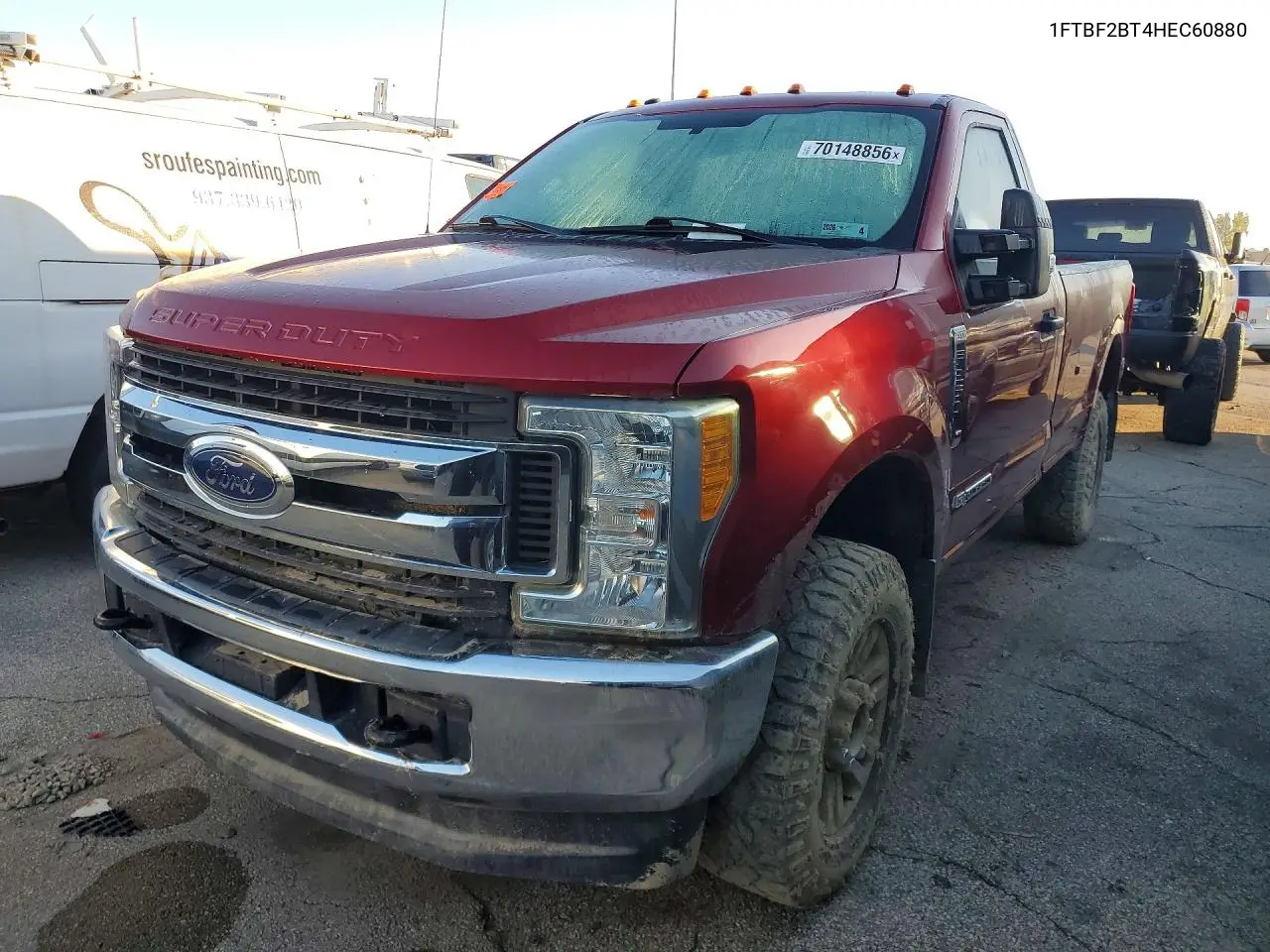 FORD F250 2017, VIN 1FTBF2BT4HEC60880