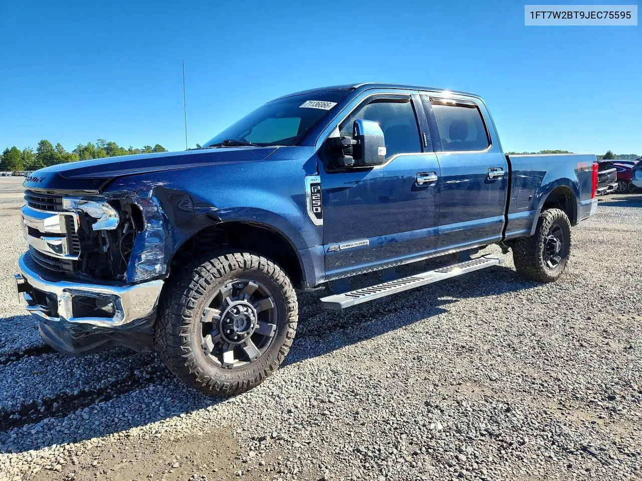 FORD F250 2018, VIN 1FT7W2BT9JEC75595