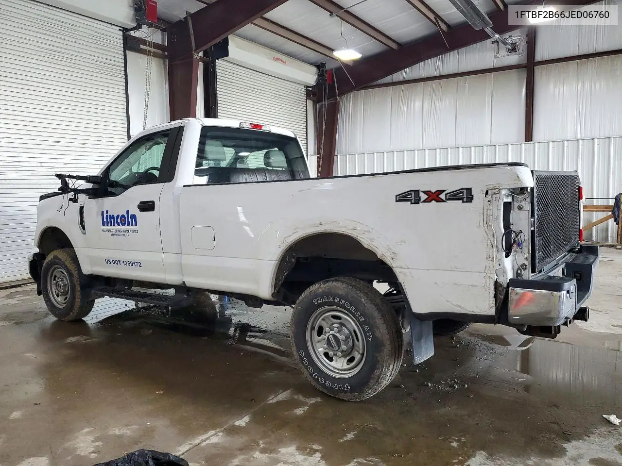 2018 FORD F250 VIN 1FTBF2B66JED06760 — фото 2