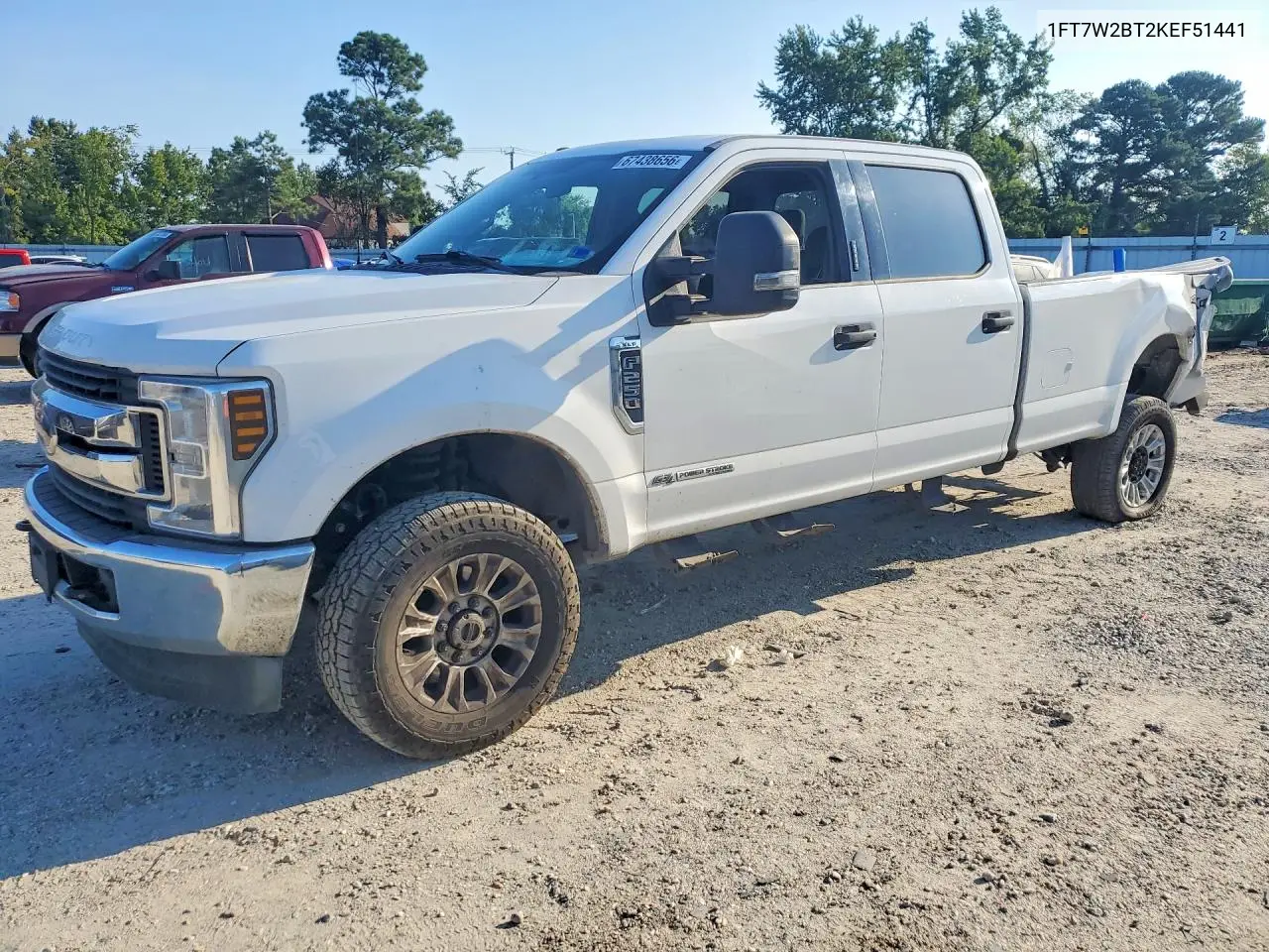 FORD F250 2019, VIN 1FT7W2BT2KEF51441