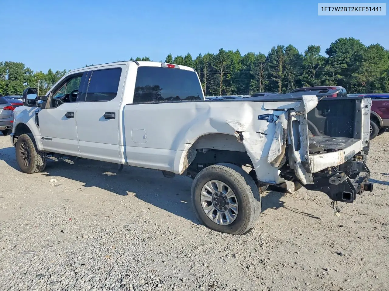 2019 FORD F250 VIN 1FT7W2BT2KEF51441 — фото 2