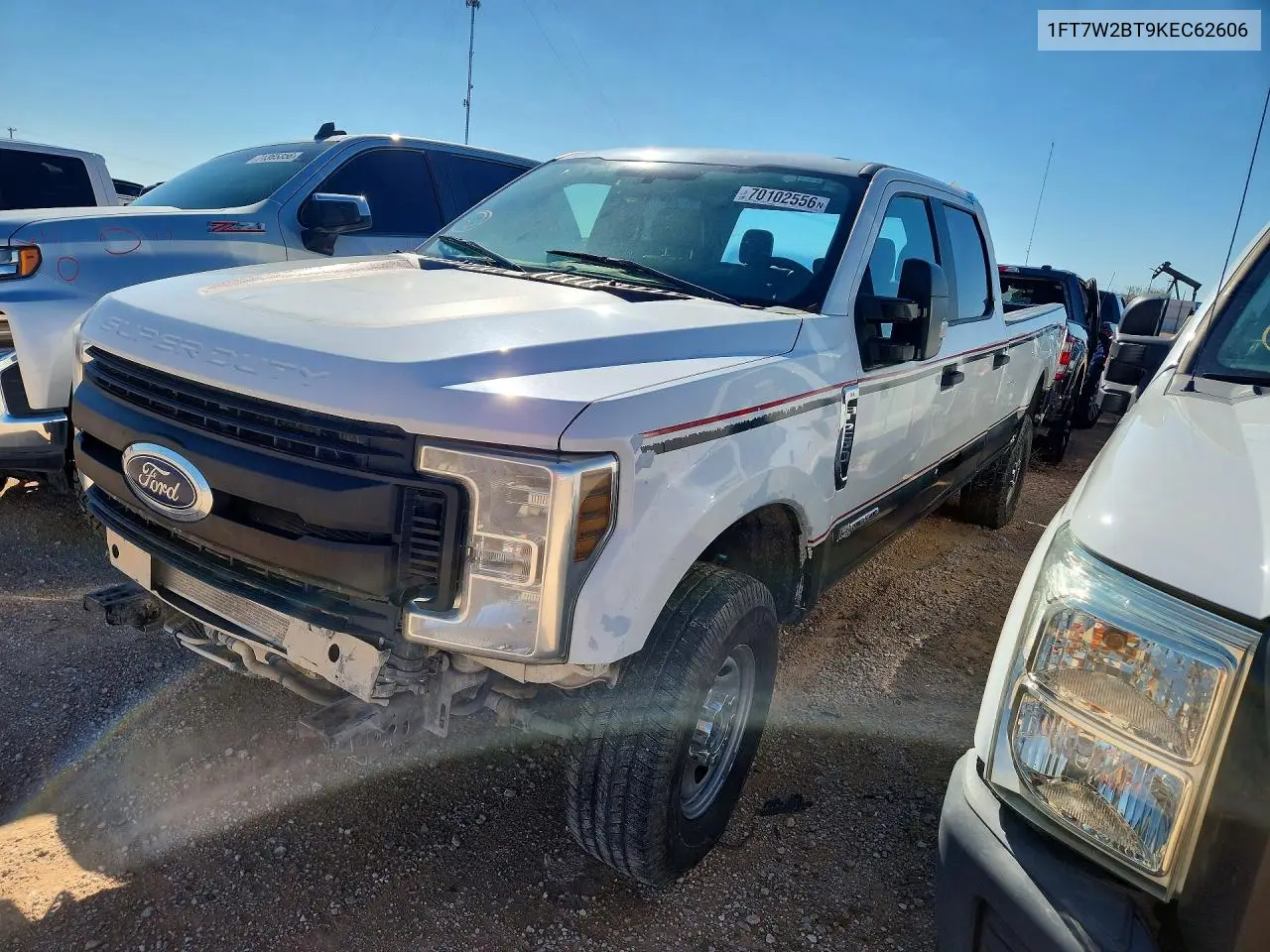 FORD F250 2019, VIN 1FT7W2BT9KEC62606