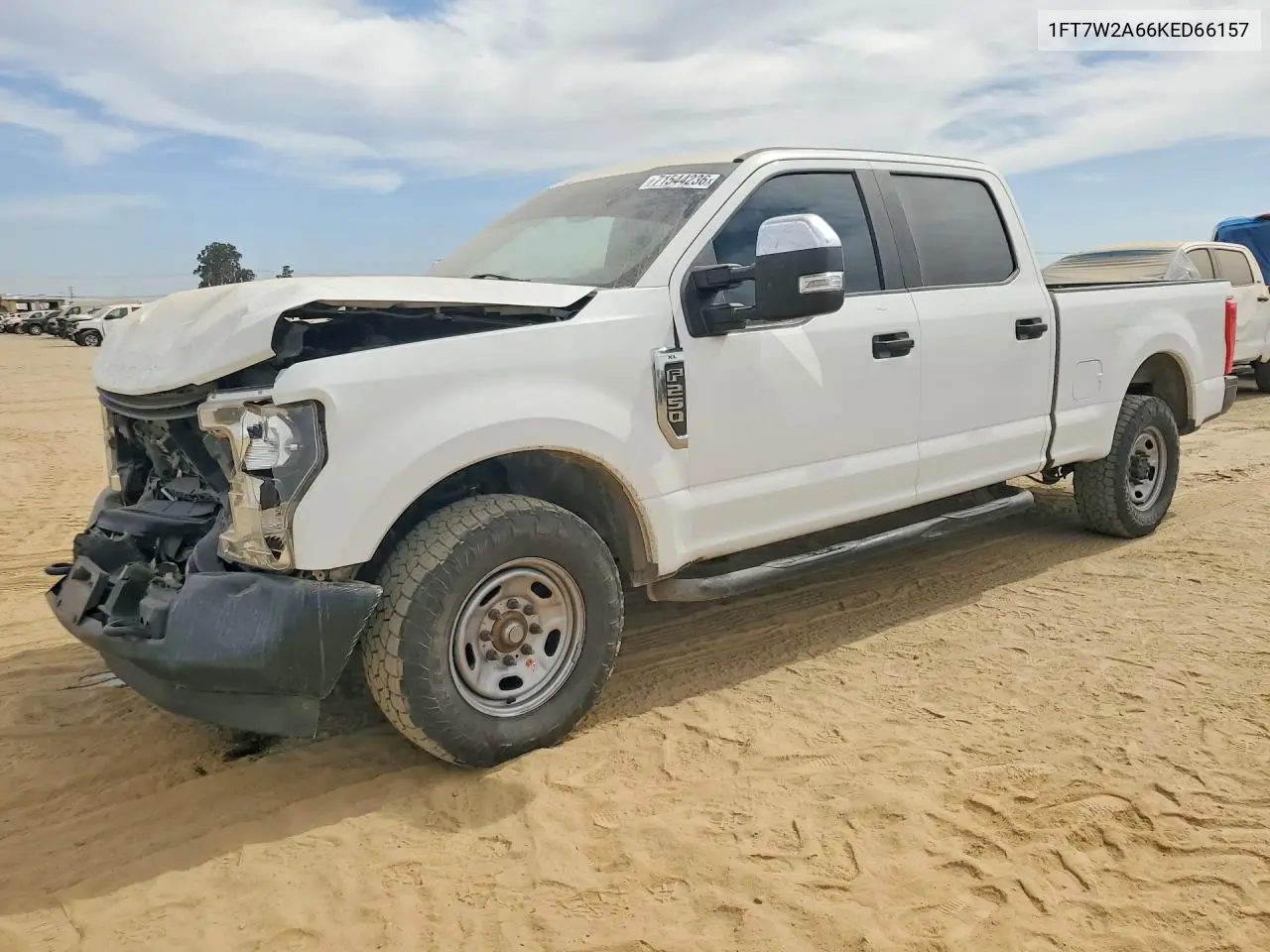 FORD F250 2019, VIN 1FT7W2A66KED66157