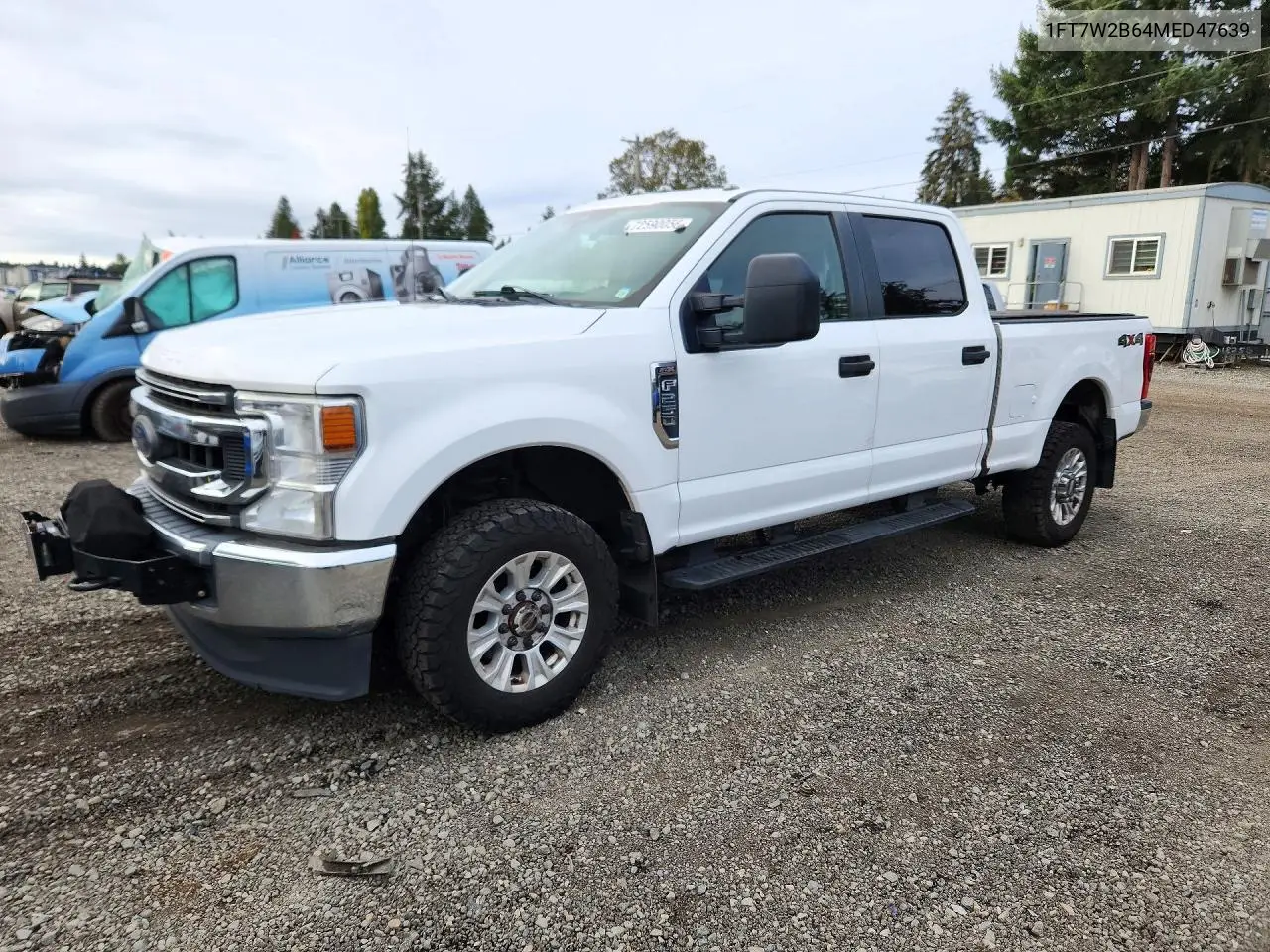 FORD F250 2021, VIN 1FT7W2B64MED47639