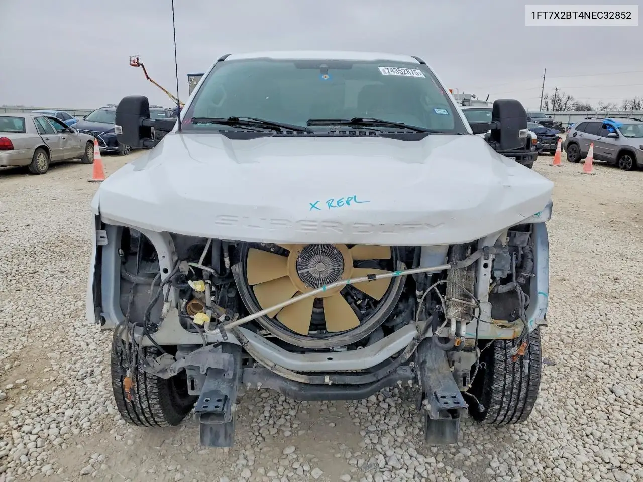 2022 FORD F250 VIN 1FT7X2BT4NEC32852 — фото 5