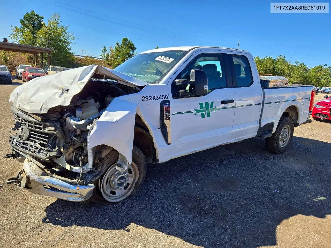 FORD F250 2024, VIN 1FT7X2AA8RED61019