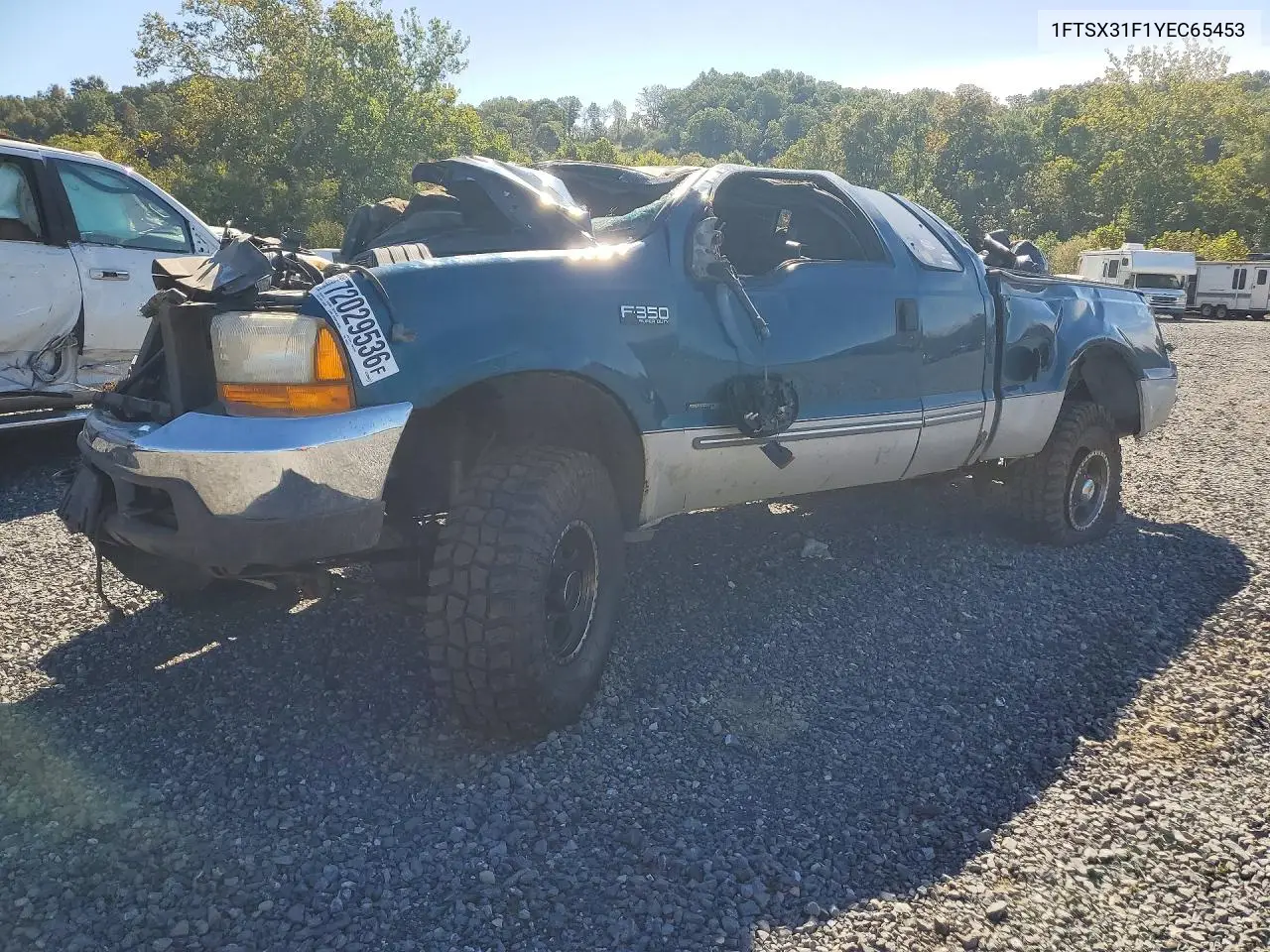 FORD F350 2000, VIN 1FTSX31F1YEC65453
