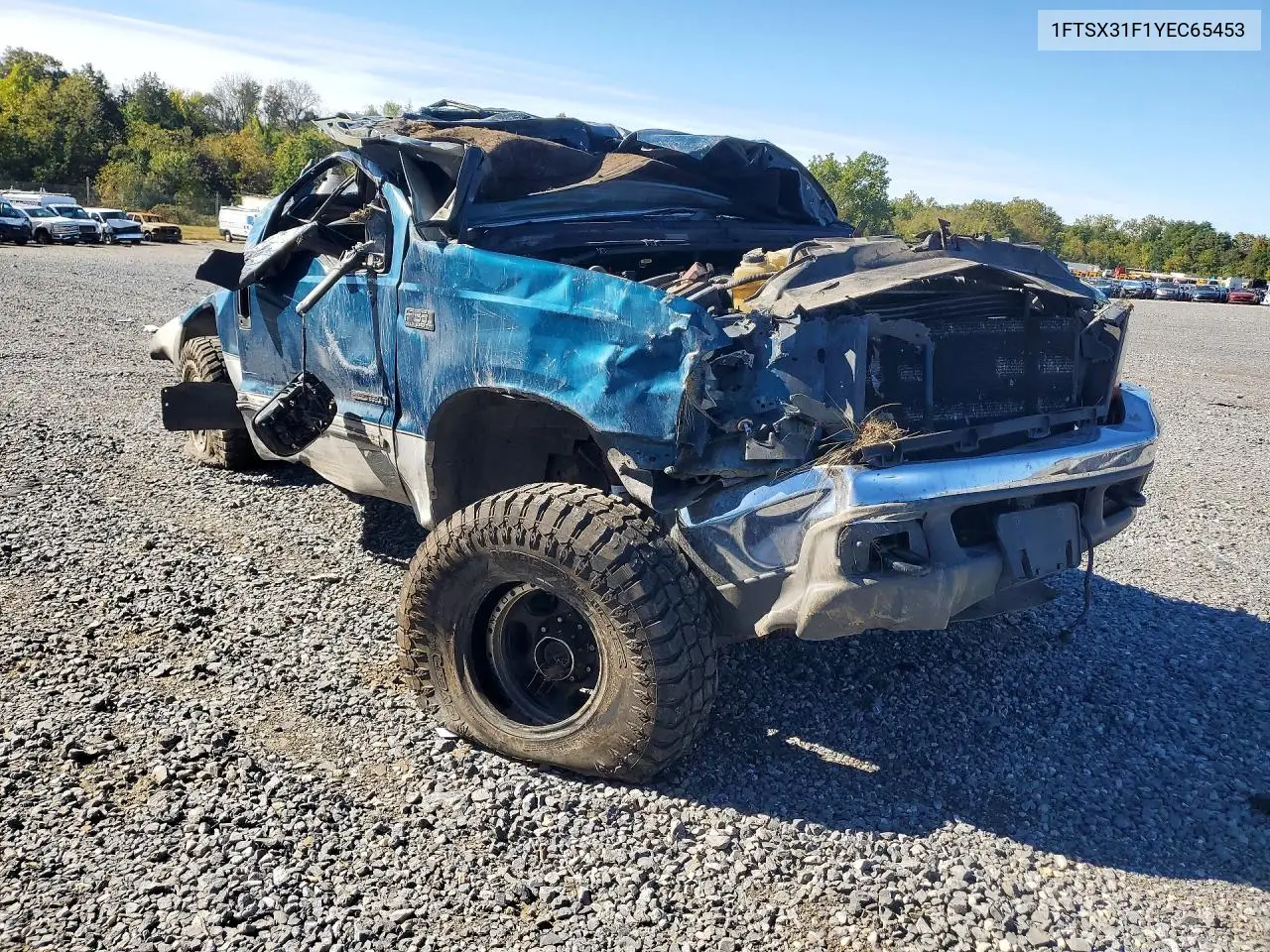 2000 FORD F350 VIN 1FTSX31F1YEC65453 — фото 4