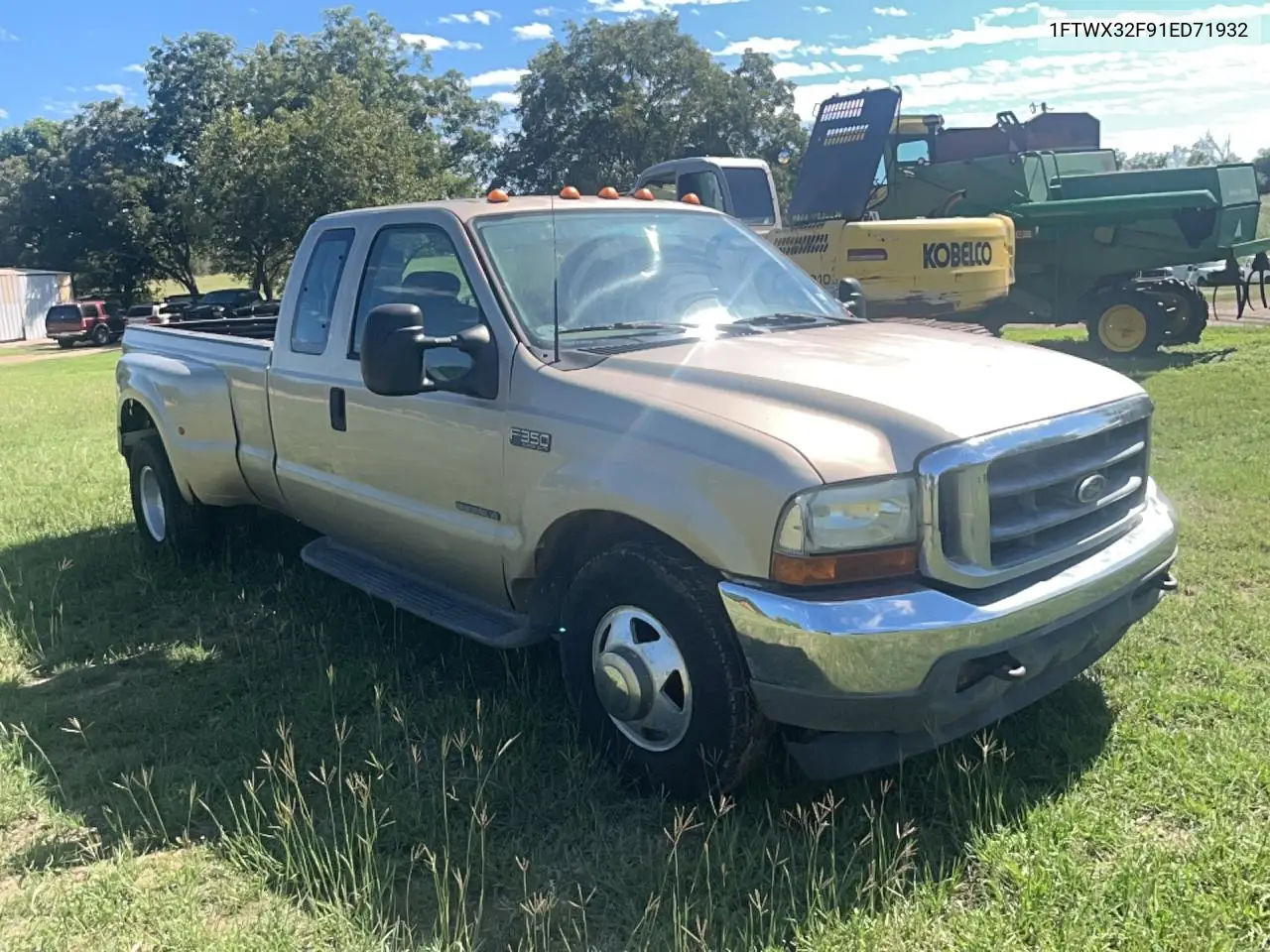 FORD F350 2001, VIN 1FTWX32F91ED71932